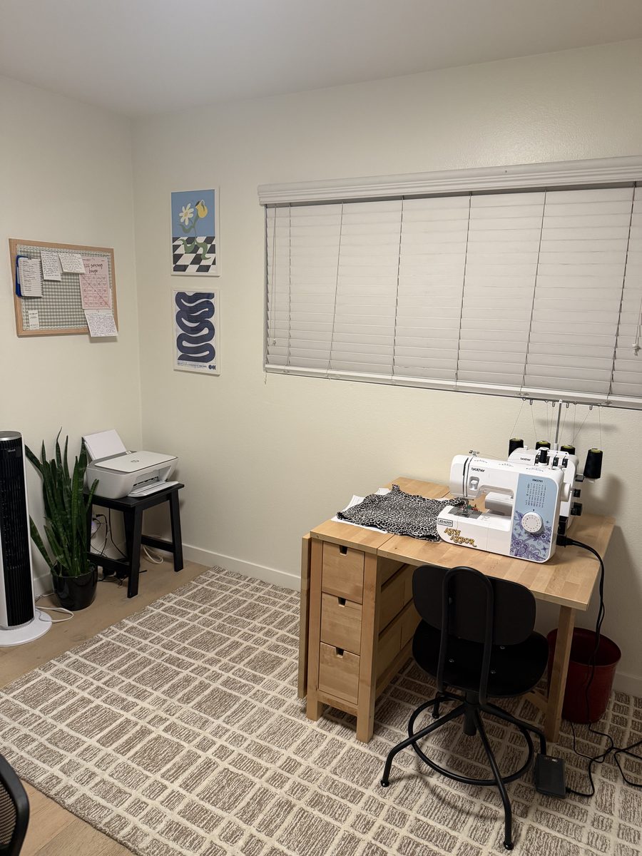 Emily's sewing room