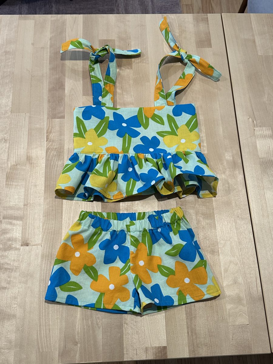 Floral two-piece set