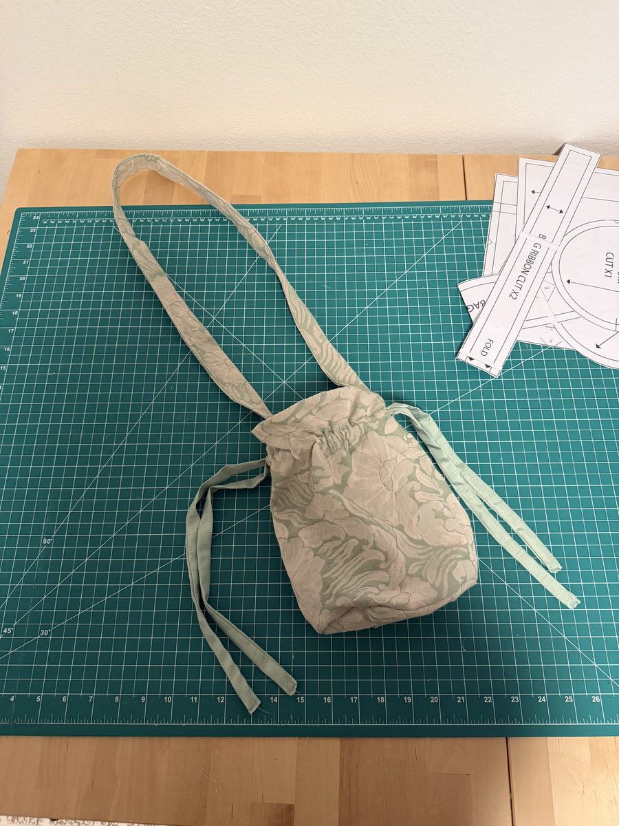 The finished Briar Bag